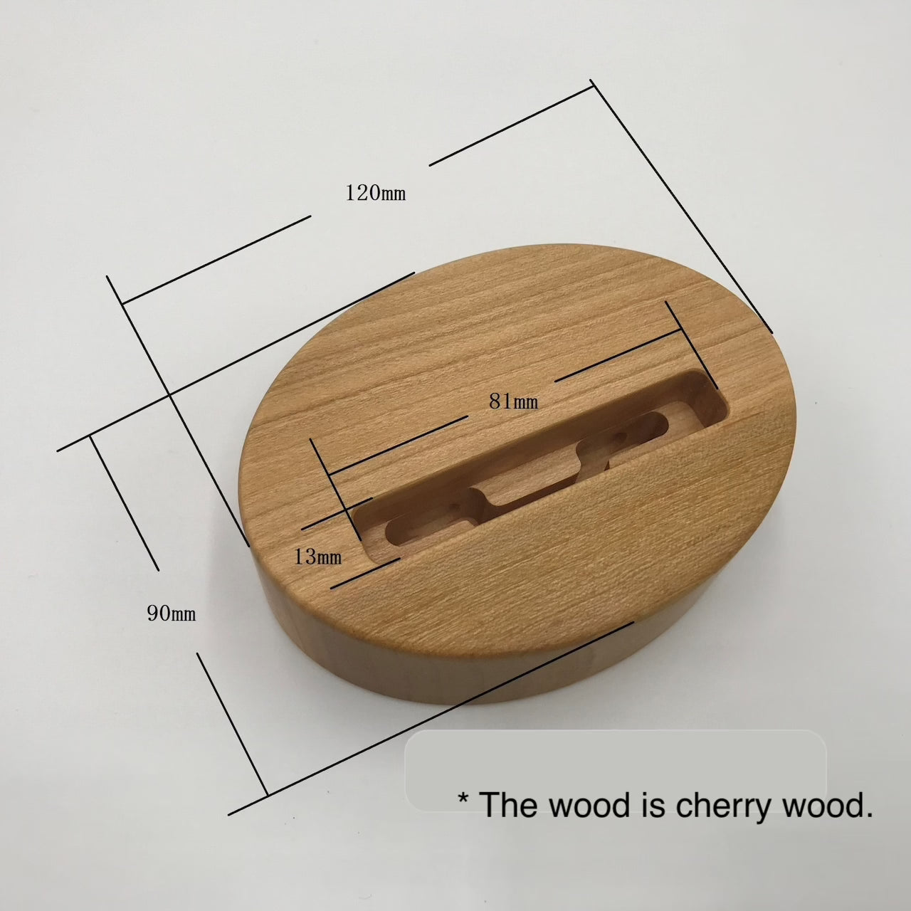 MUKUNE: Solid Wood, Power-Free Smartphone Speaker (Beech)