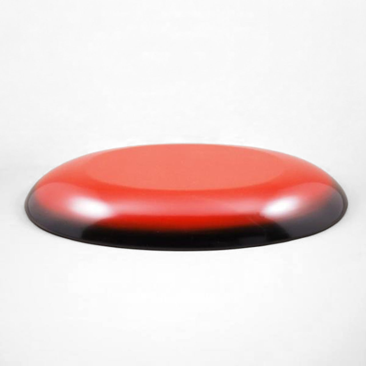 Shioyasu Shikki: Wajima Lacquerware Ginkgo Leaf Bowl – Kagamiko Black & Vermilion Gradation (L)