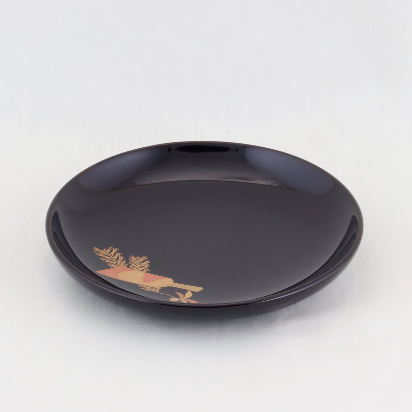 Kato Lacquerware: Wajima Lacquerware Individual Plates with Gogatsu Festival Maki-e