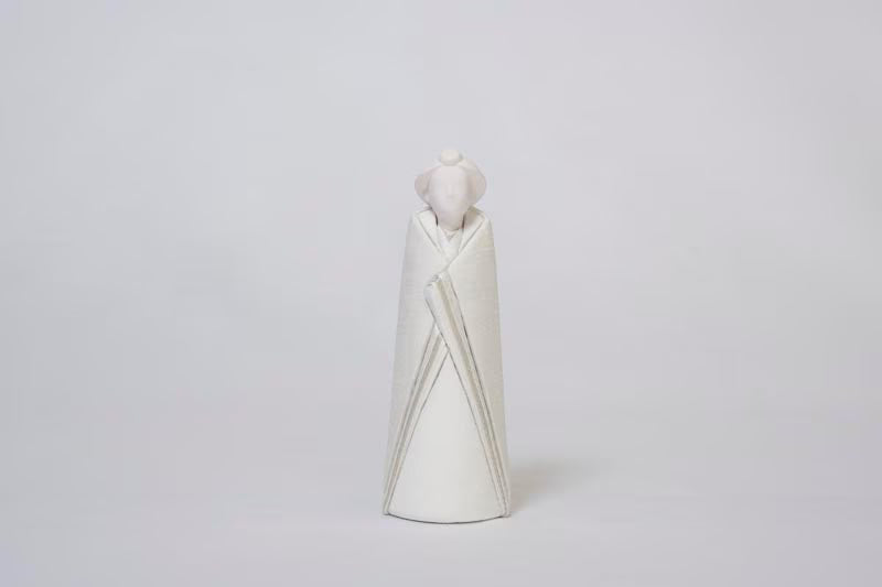Koikko: Hina Ningyo Simple Modern Standing Hina White Model 2
