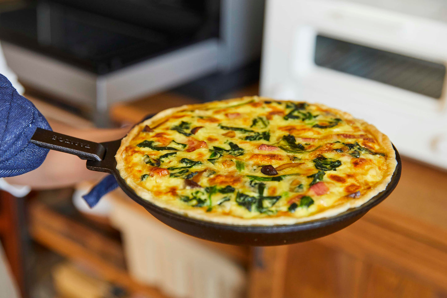 Yamaco: TANZO5 Forged Frying Pan with Glass Lid