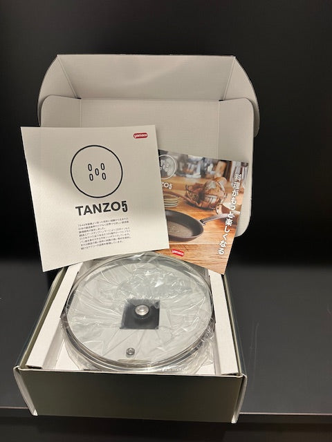 Yamaco: TANZO5 Forged Frying Pan with Glass Lid
