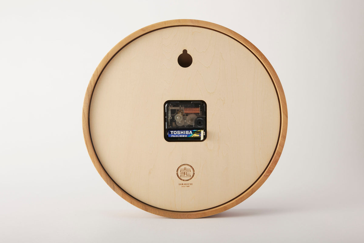 Tomita Sen Kogei: Komon Wood Clock (Miyabi / BK)