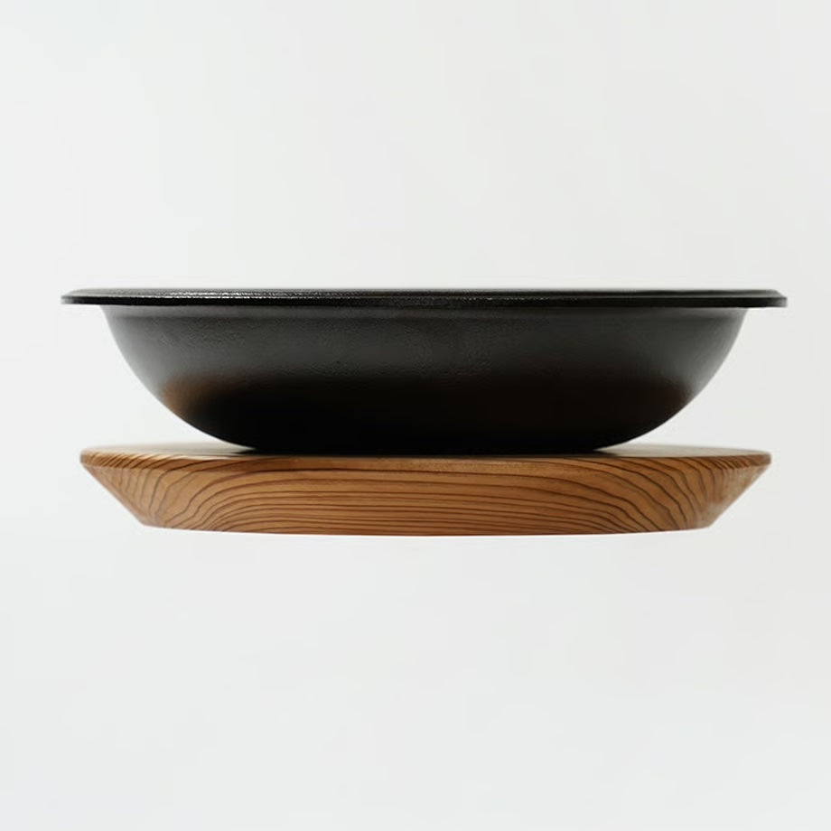 Yamaco: TANZO×SKYWOOD: Yoshino Cedar Round Pot Trivet (Small)