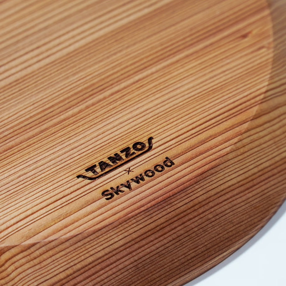 Yamaco: TANZO×SKYWOOD: Yoshino Cedar Round Pot Trivet (Large)