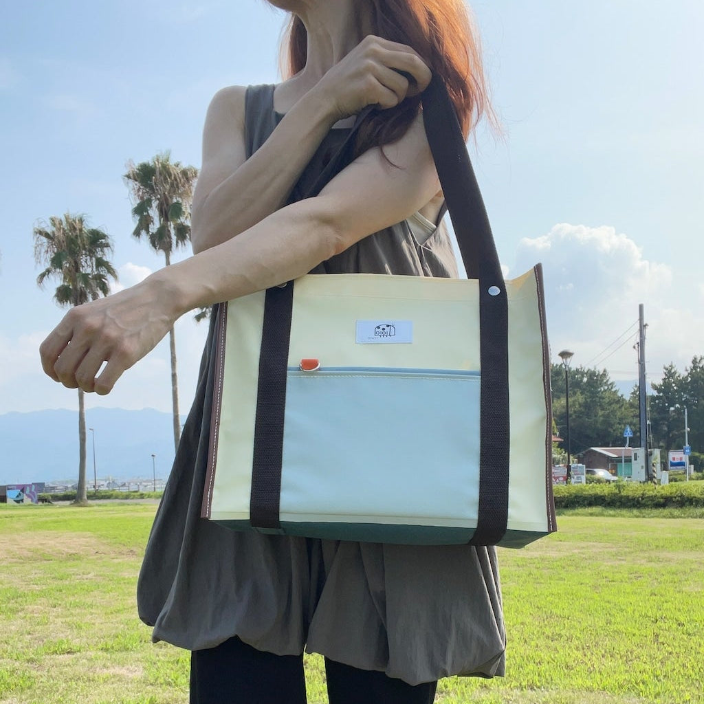 SCT: Hand-made Tote Bag (Large) w/ Zipper
