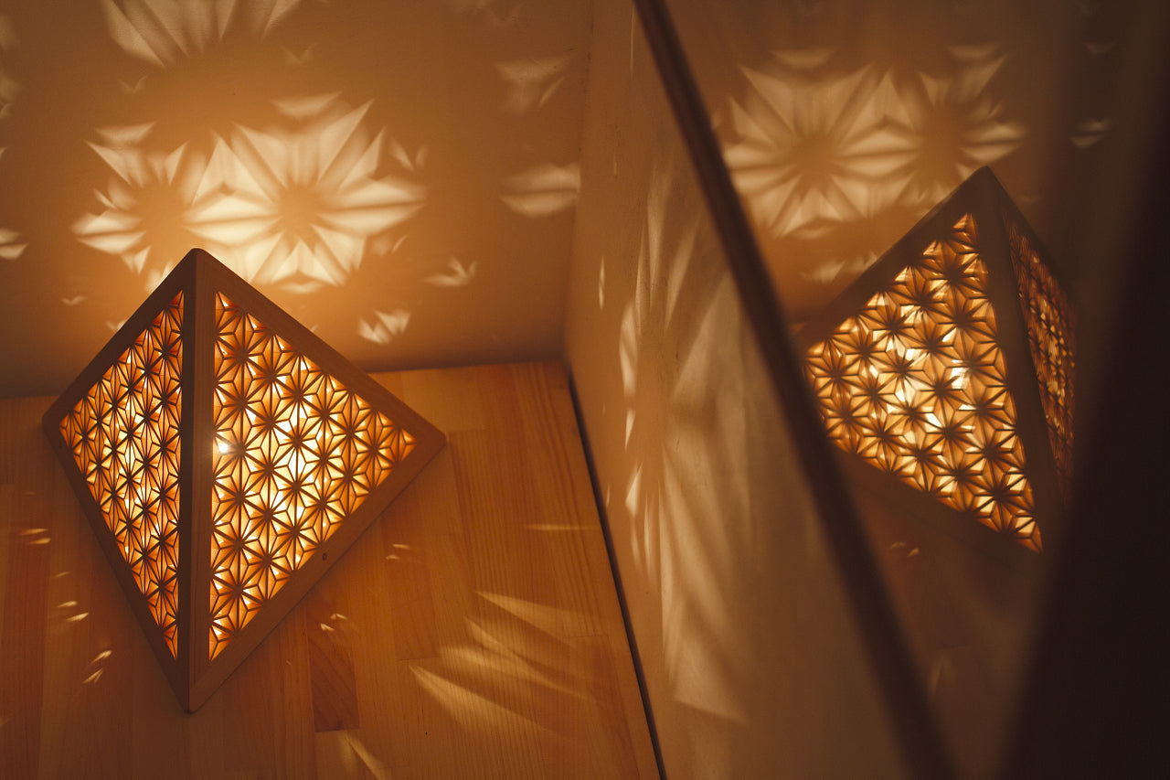 Kinoakari: Desk Lamp - Asanoha Light ASA-27