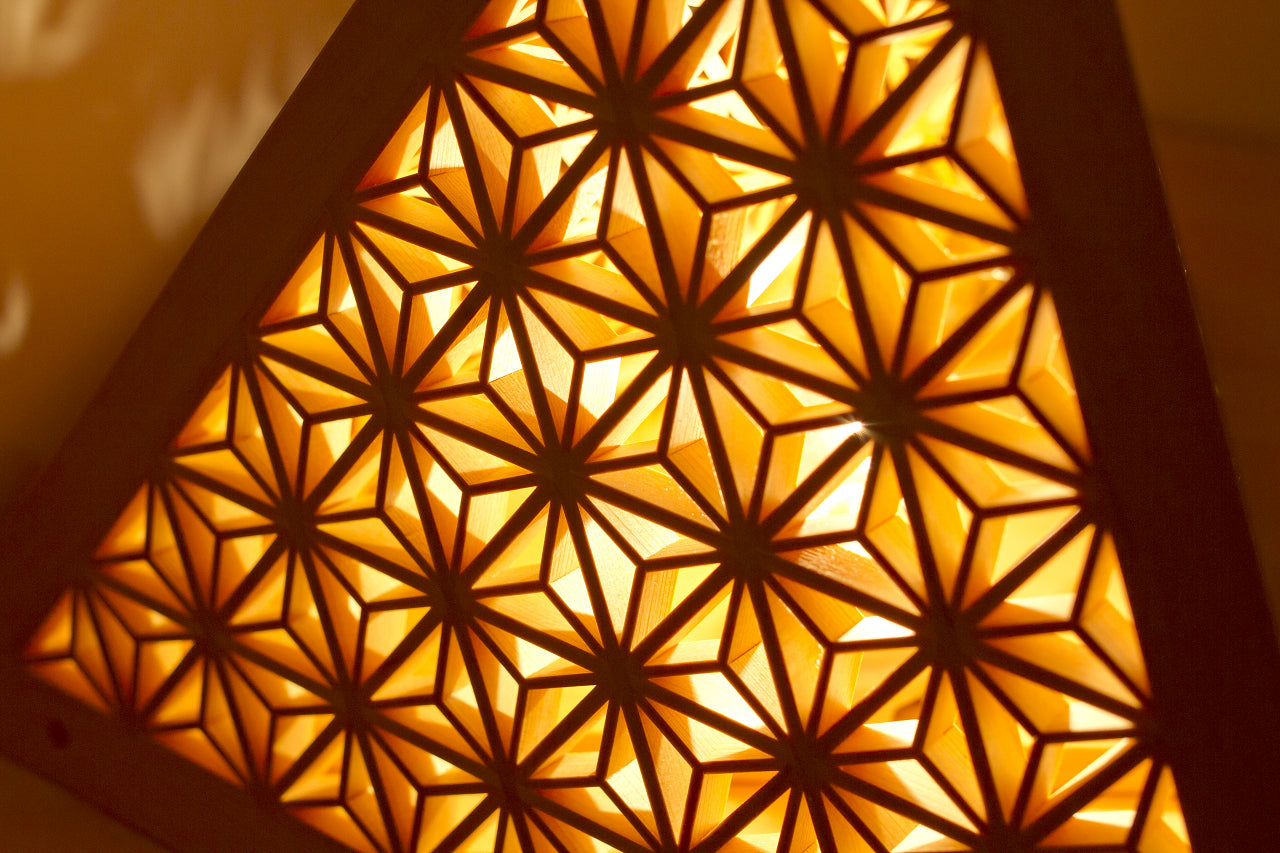 Kinoakari: Desk Lamp - Asanoha Light ASA-27