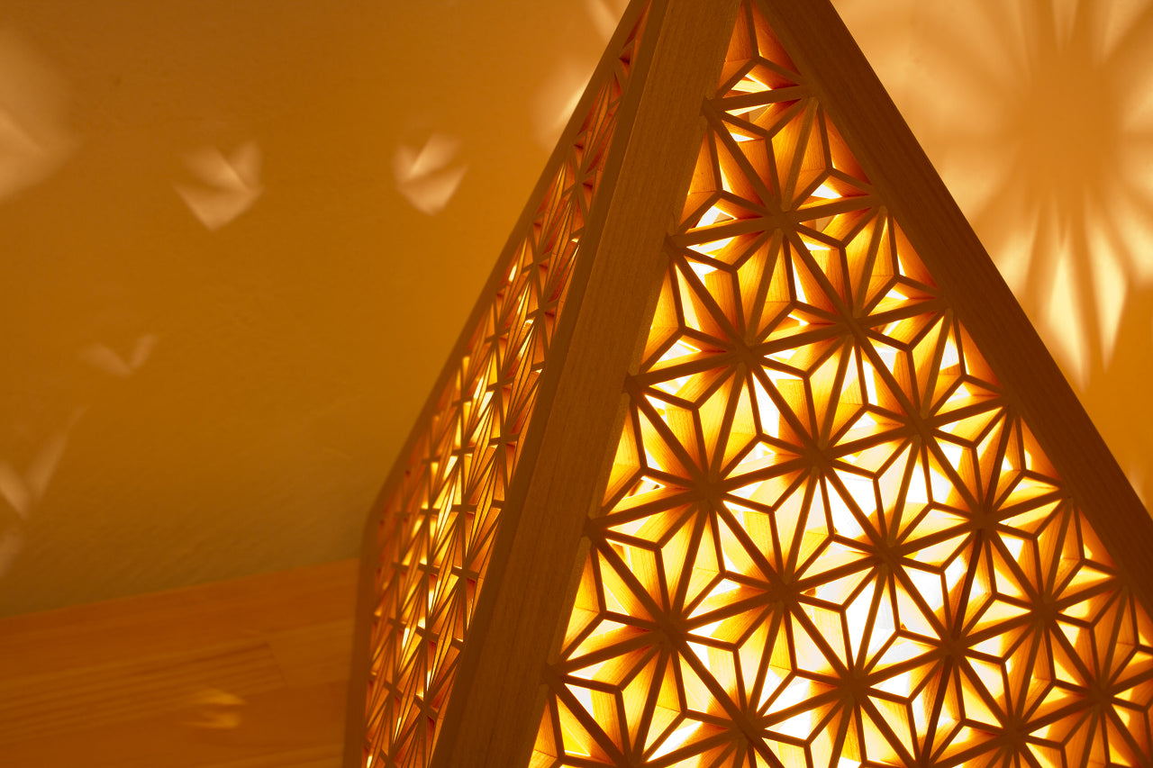 Kinoakari: Desk Lamp - Asanoha Light ASA-27