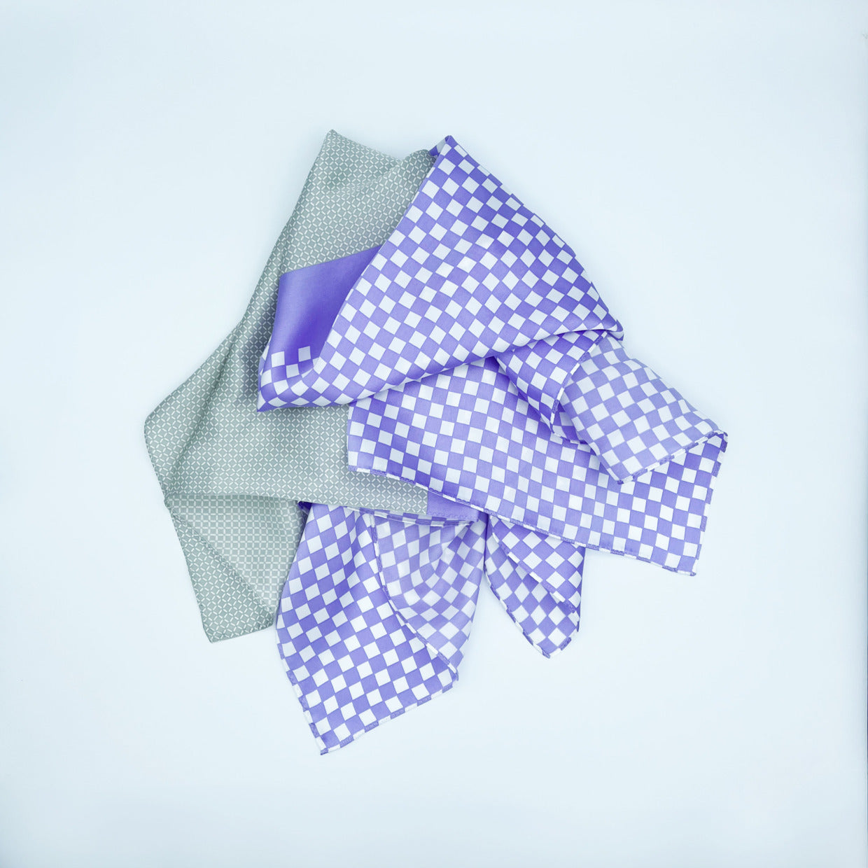 Tomita Sen Kogei: Tokyo Tokyo Furoshiki Stole (Purple)