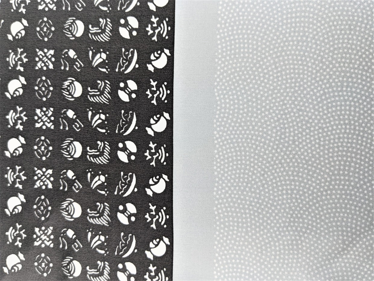 Tomita Sen Kogei: SARAKICHI – Pocket Square (Treasures / Su Nezumi Gray)