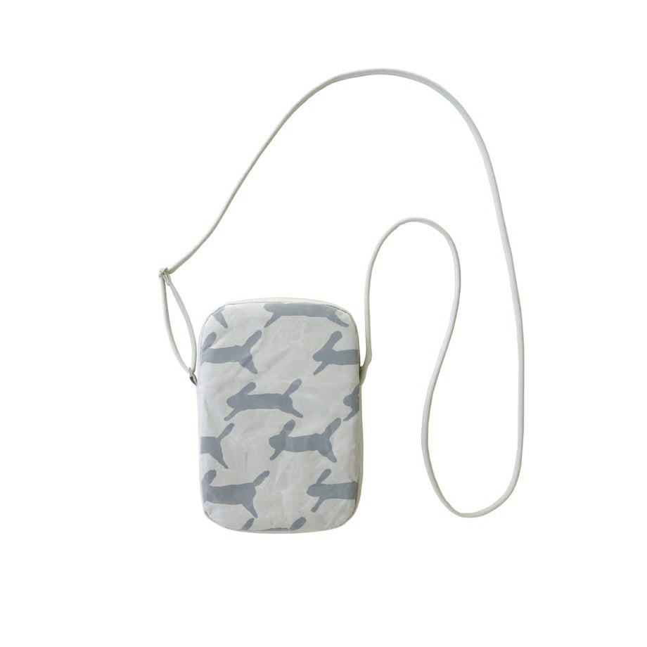 SIWA: mina perhonen Washi Square Pochette – run run run Gray