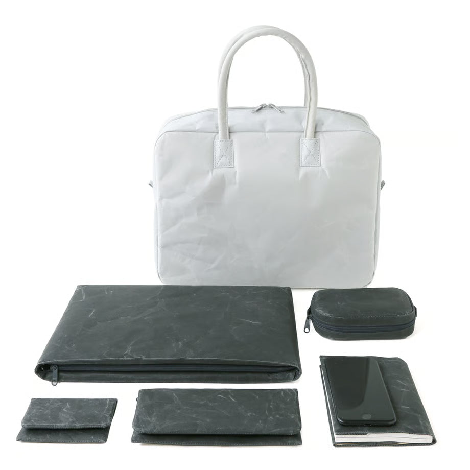 SIWA: Washi Paper Briefcase M – Brown