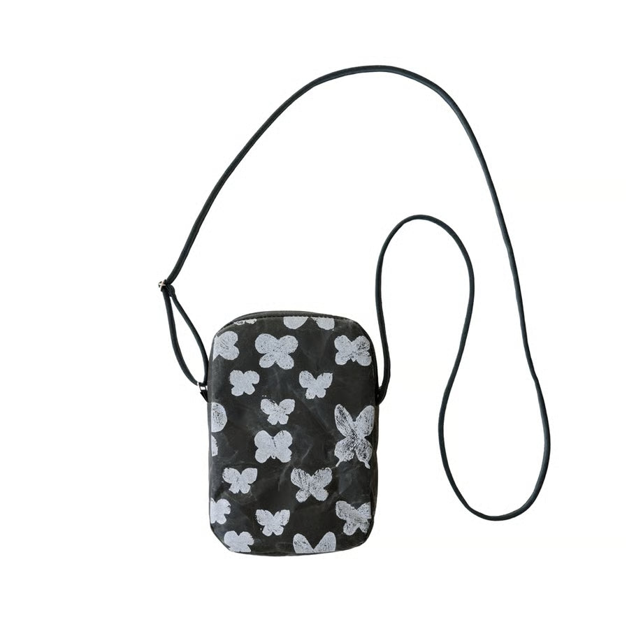 SIWA: mina perhonen Washi Square Pochette – Memorial Black