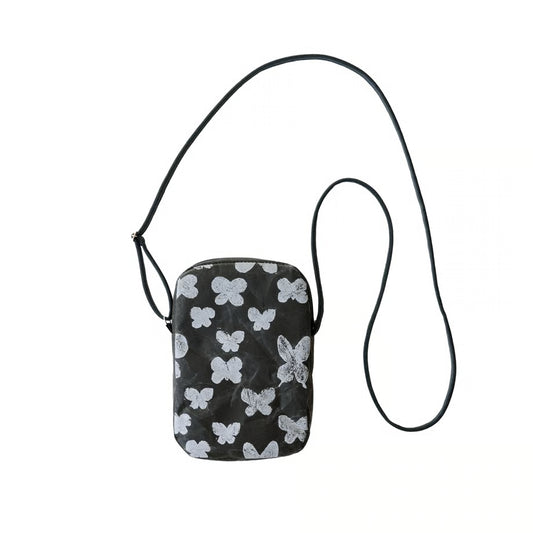 SIWA: mina perhonen Washi Square Pochette – Memorial Black