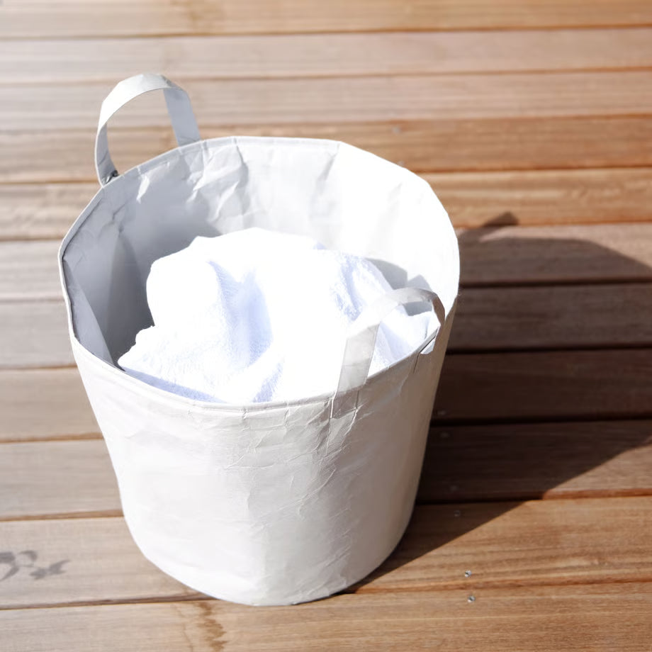 SIWA: Washi Paper Laundry Basket M – Gray