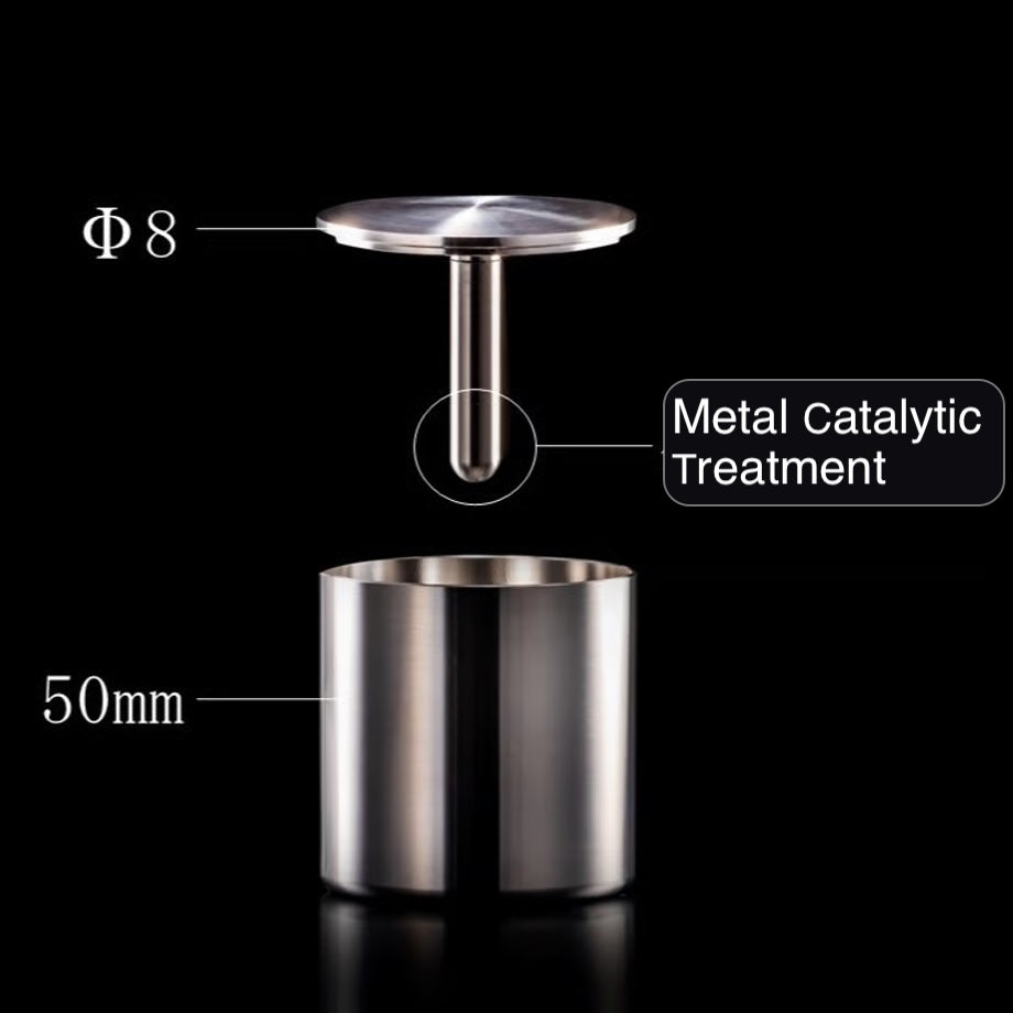 VANTECH: “Magic Guinomi” 50 mm & Φ8 Stainless Steel Sake Cup Set