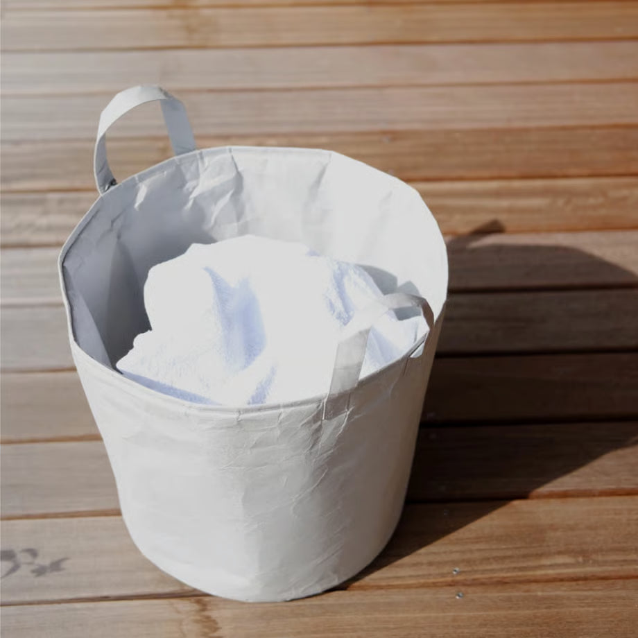 SIWA: Washi Paper Laundry Basket M – Brown