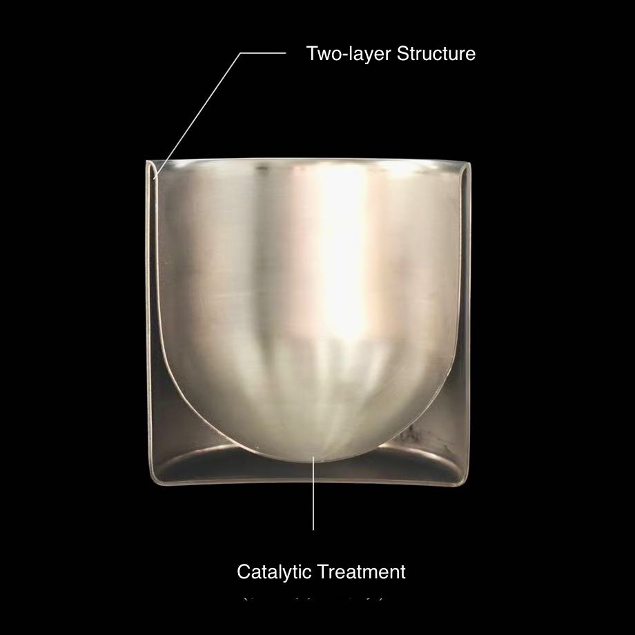 VANTECH: 78mm Standard Stainless Steel Tumbler (Hairline Finish)