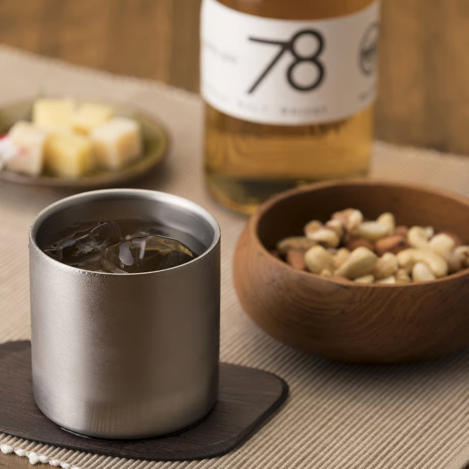 VANTECH: 78mm Premium Stainless Steel Tumbler (Hairline Finish)