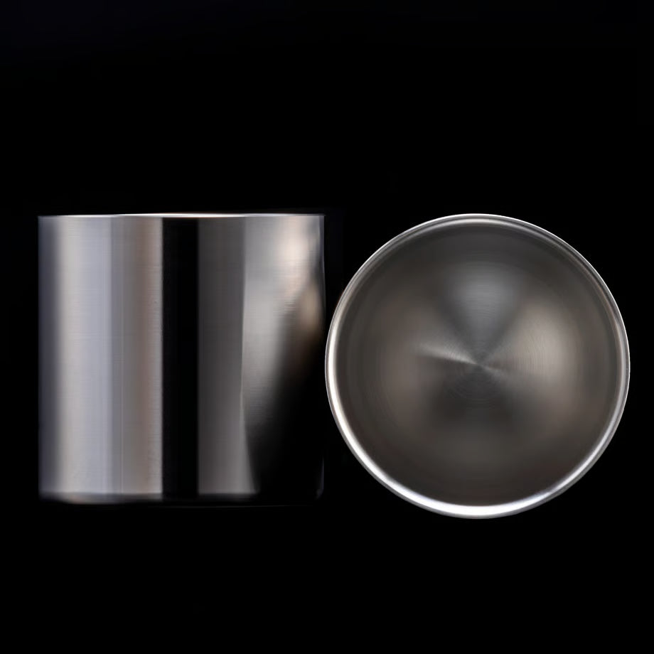 VANTECH: “Magic Guinomi” 50 mm & Φ8 Stainless Steel Sake Cup Set
