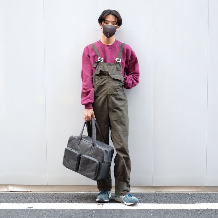 SIWA: Washi Paper Overnight Bag – Black