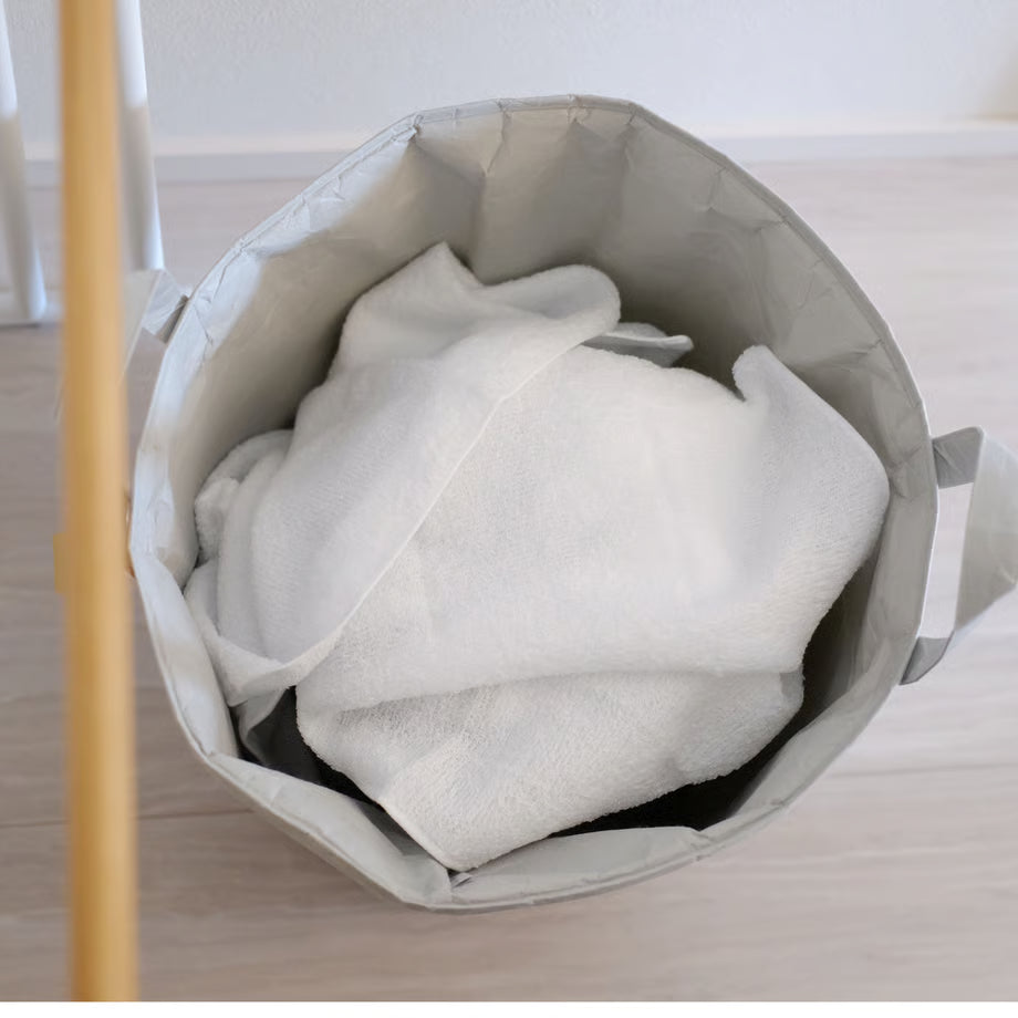 SIWA: Washi Paper Laundry Basket M – Gray