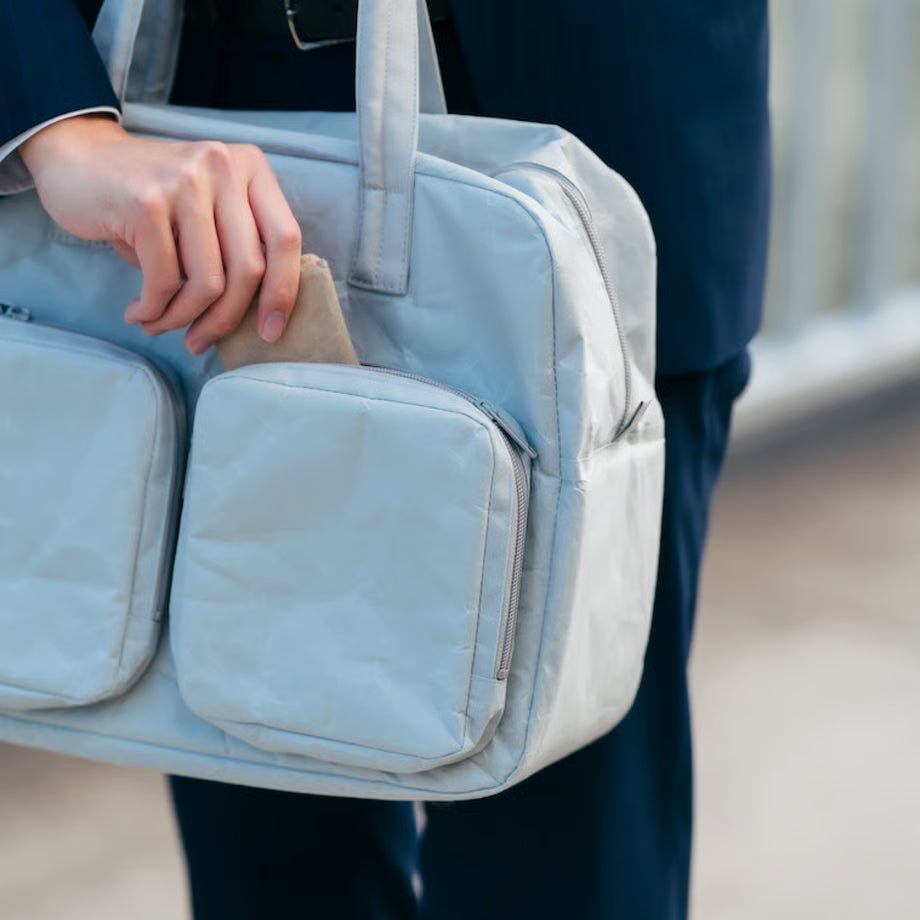 SIWA: Washi Paper Overnight Bag – Gray