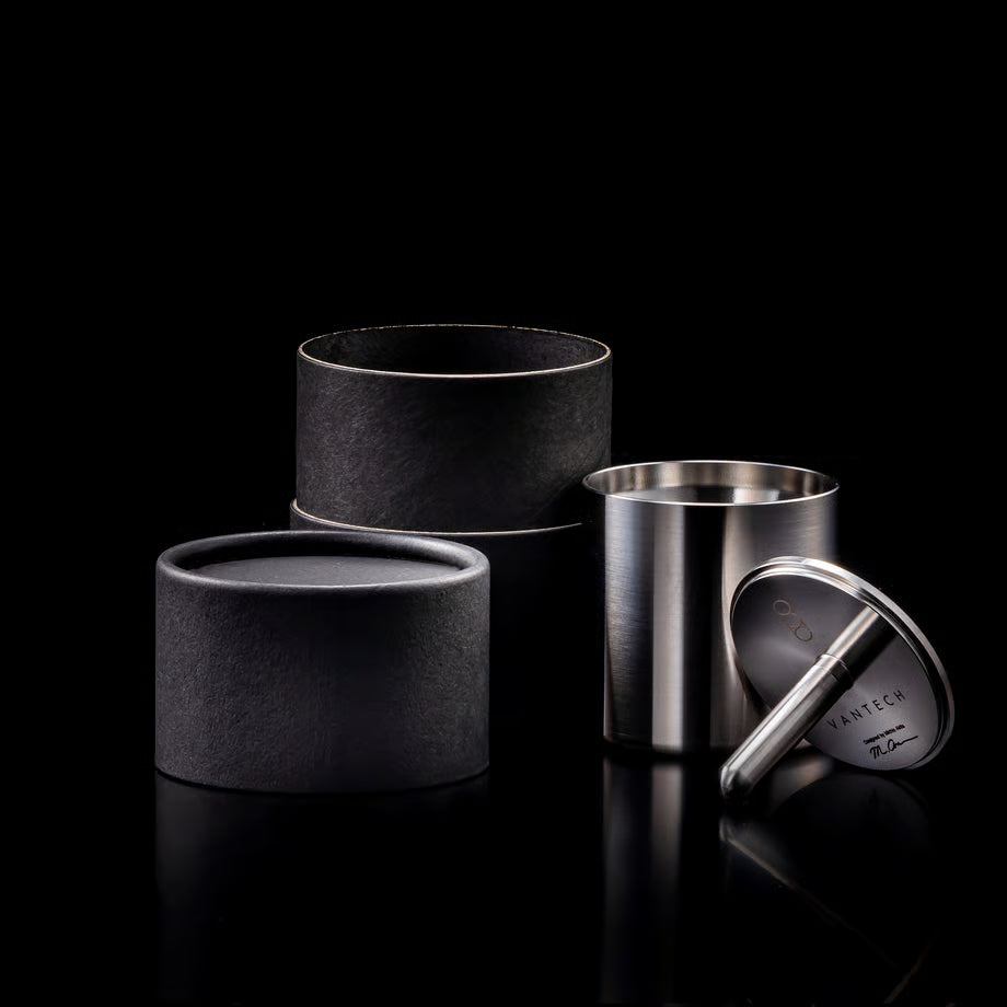 VANTECH: “Magic Guinomi” 50 mm & Φ8 Stainless Steel Sake Cup Set