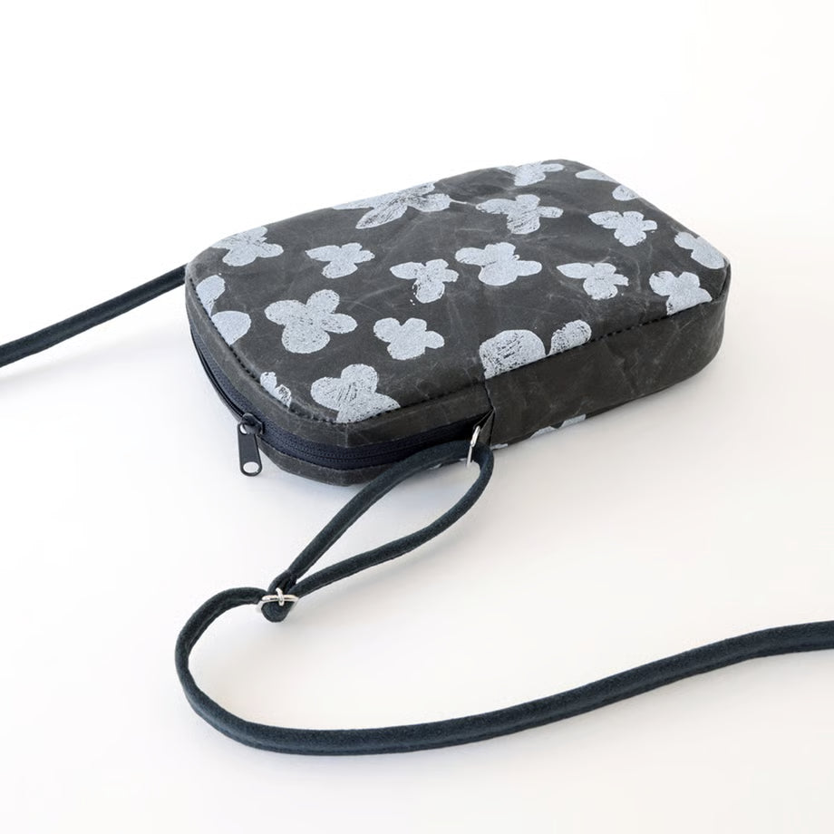 SIWA: mina perhonen Washi Square Pochette – Memorial Black