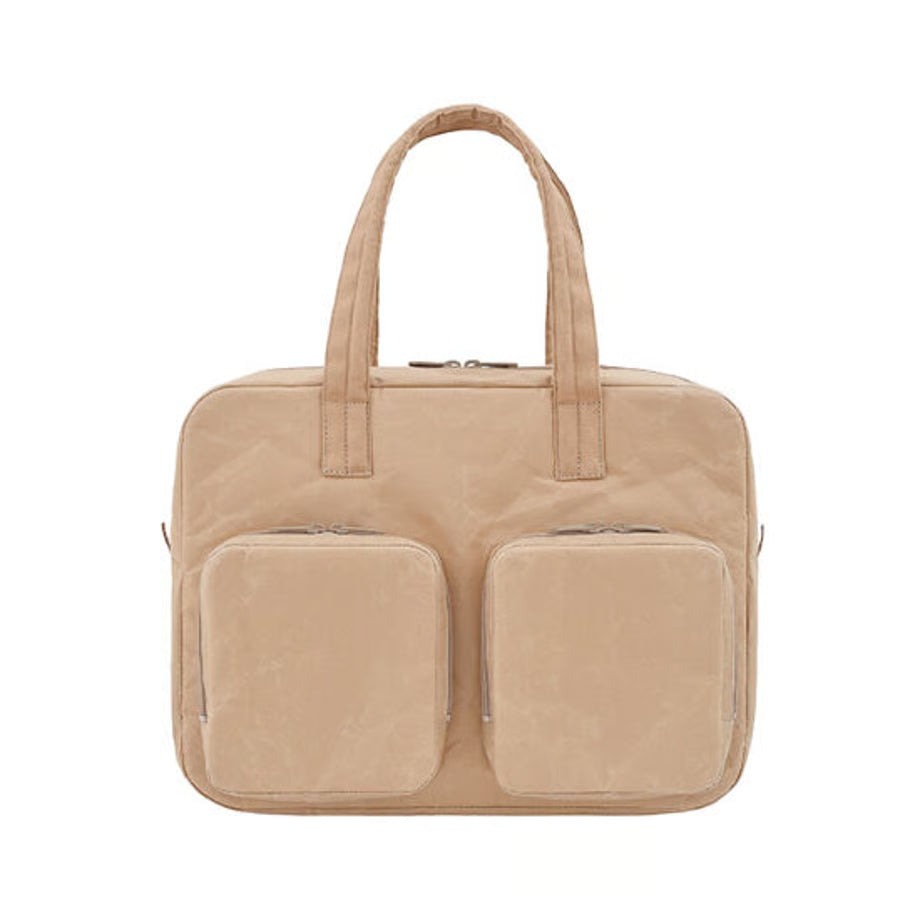 SIWA: Washi Paper Overnight Bag – Brown