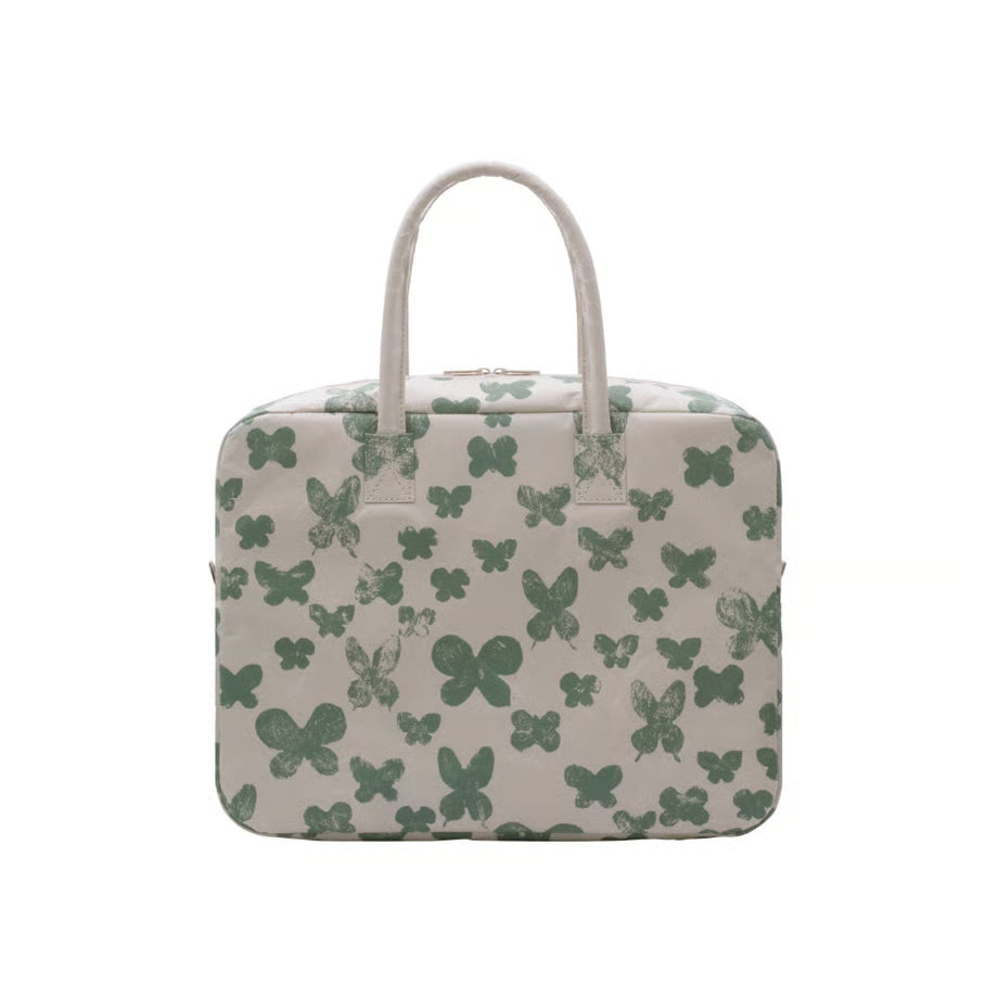 SIWA: mina perhonen Washi Briefcase M – Memoria Dark Pink