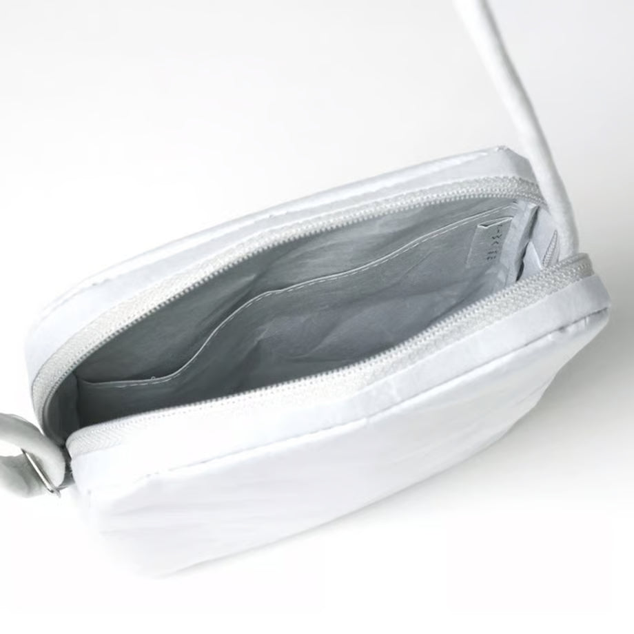SIWA: mina perhonen Washi Square Pochette – Life Puzzle Gray