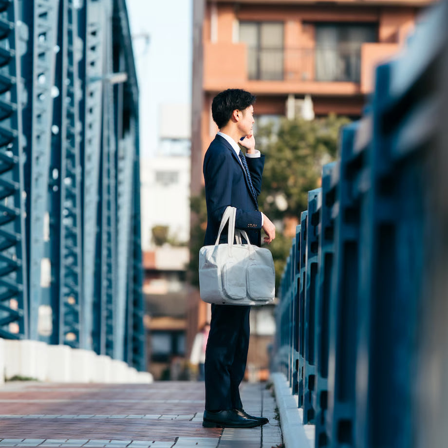 SIWA: Washi Paper Overnight Bag – Gray