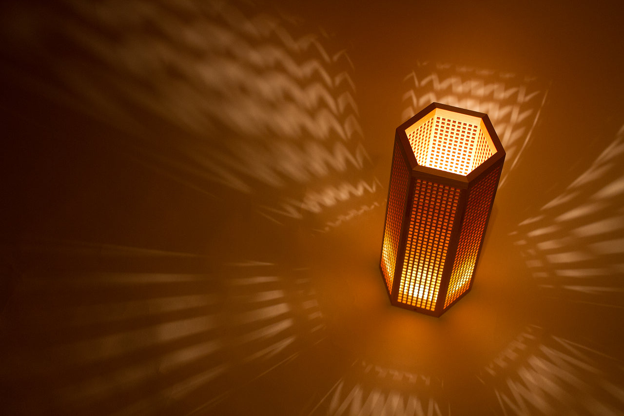 Kinoakari: Desk Lamp - Lantern Small LAN-36