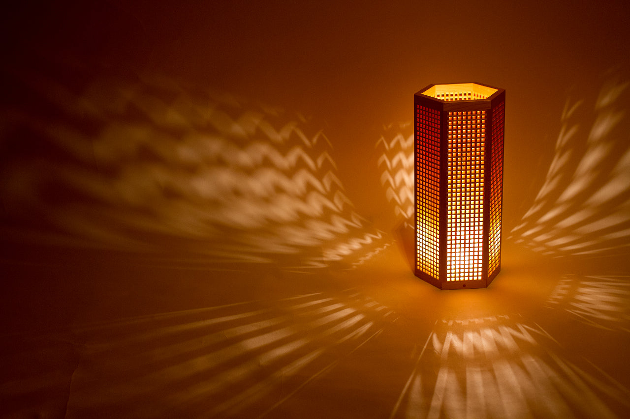 Kinoakari: Desk Lamp - Lantern Small LAN-36