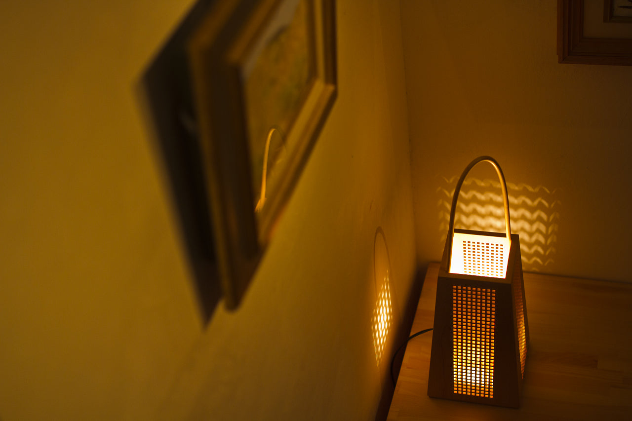 Kinoakari: Desk Lamp - Miyakoji Andon Lantern MIY-1