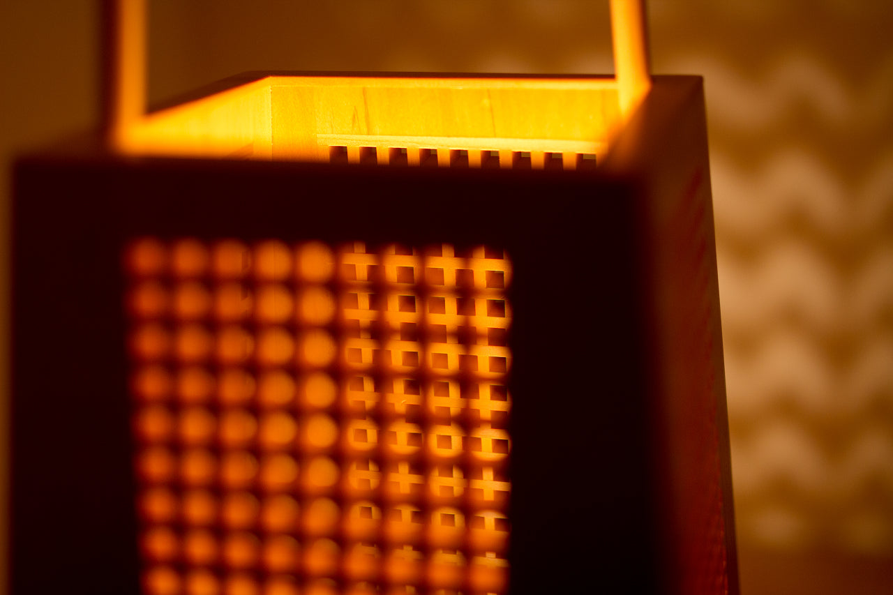 Kinoakari: Desk Lamp - Miyakoji Andon Lantern MIY-1