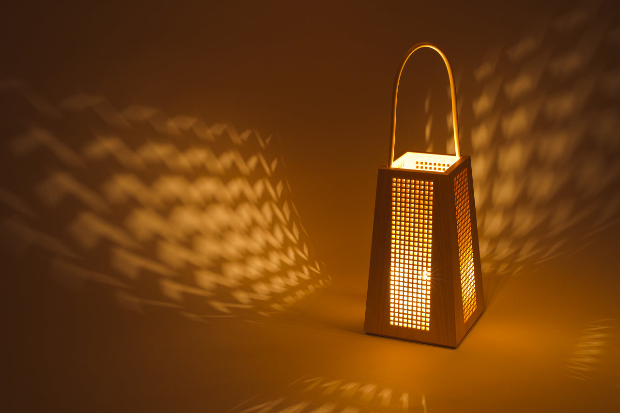 Kinoakari: Desk Lamp - Miyakoji Andon Lantern MIY-1