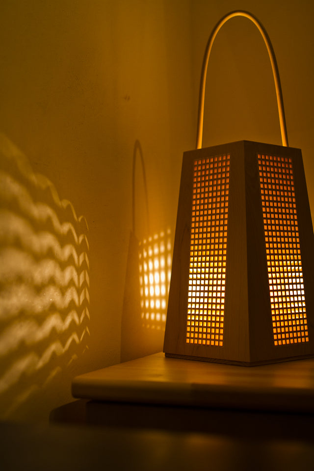 Kinoakari: Desk Lamp - Miyakoji Andon Lantern MIY-1