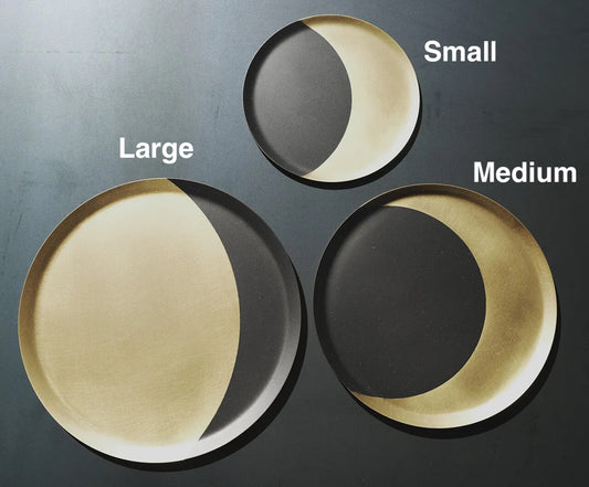 TOKIBRASS: MOON (S, M, L) — A Tray That Captures the Passage of Time