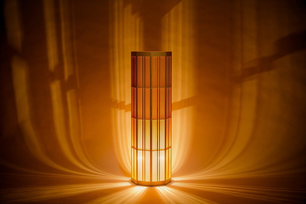 Kinoakari: Floor Lamp - Waterfall Small TAK-62
