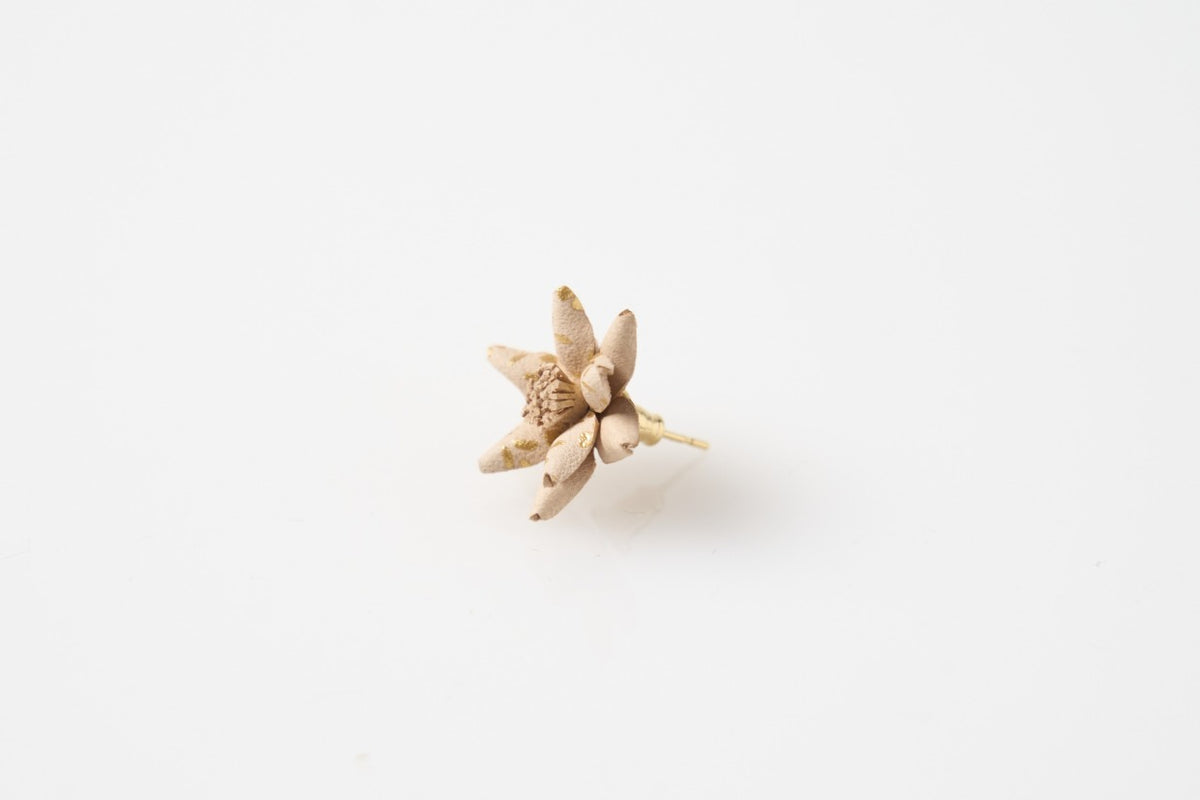 Tomita Sen Kogei: SARASA Flower Earrings / Clip-On Earrings