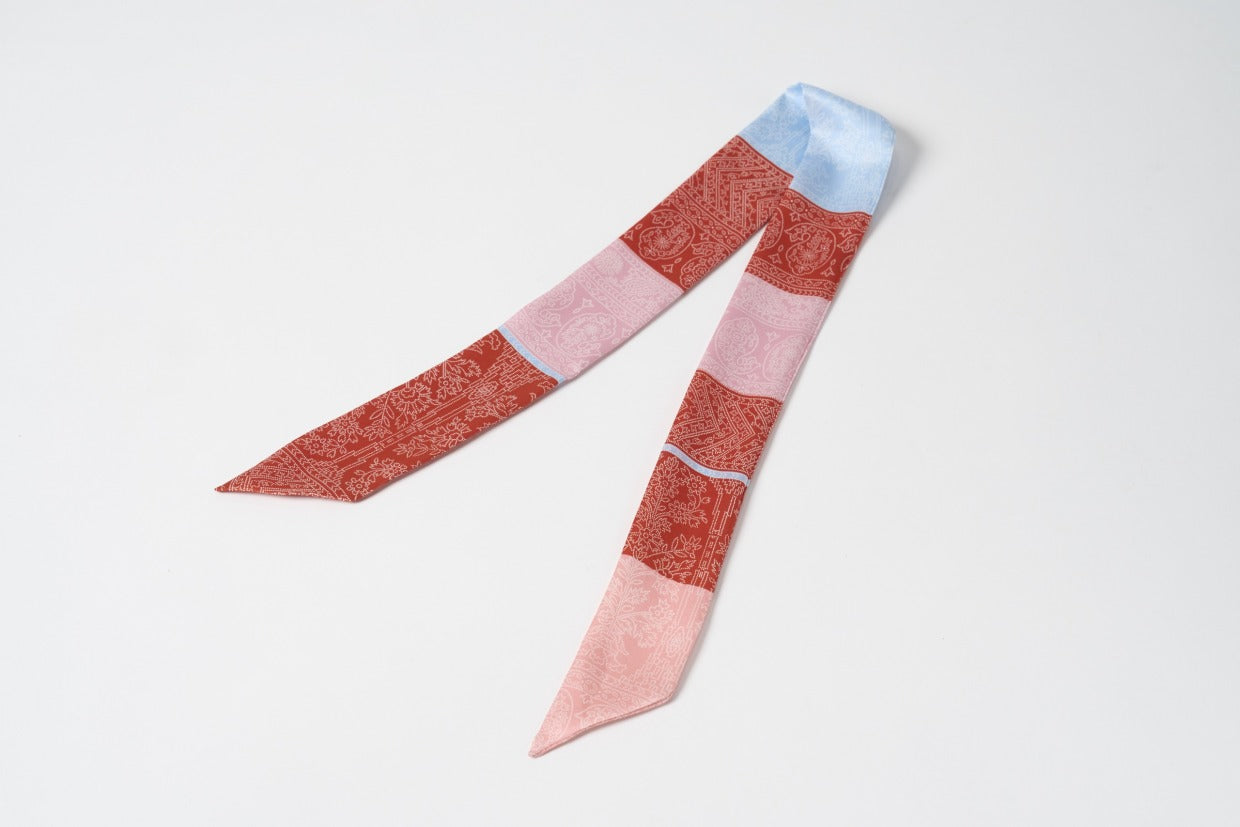 Tomita Sen Kogei: SARAKICHI – Komon Scarf (Sarasa)