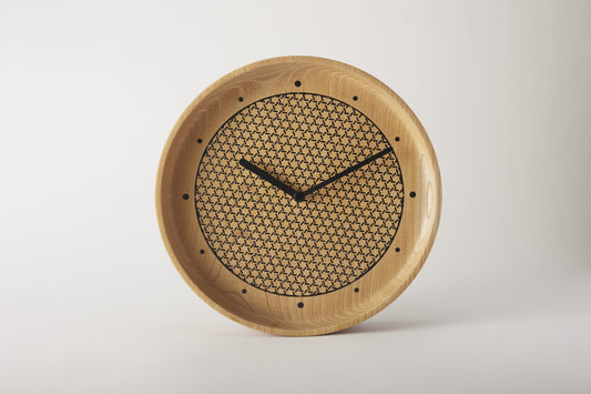 Tomita Sen Kogei: Komon Wood Clock (Miyabi / BK)