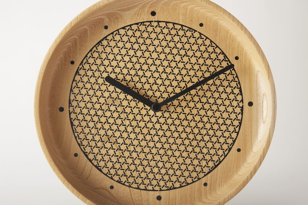 Tomita Sen Kogei: Komon Wood Clock (Miyabi / BK)