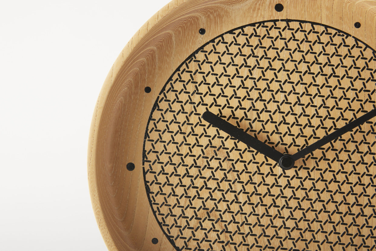 Tomita Sen Kogei: Komon Wood Clock (Miyabi / BK)