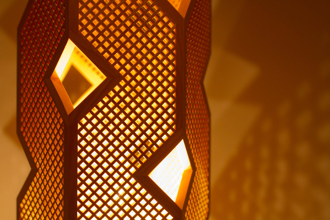 Kinoakari: Floor Lamp - Wave WEV-91