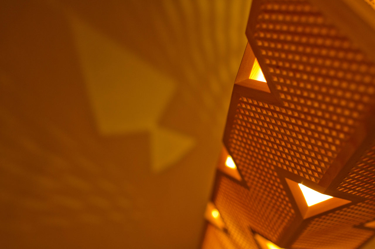 Kinoakari: Floor Lamp - Wave WEV-91